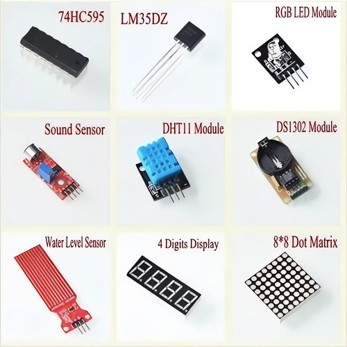 Kit Avanzado Compatible Con Arduino Uno R3 - Completo