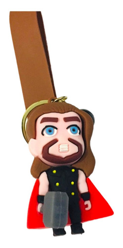 Llavero De Thor Marvel De Silicona