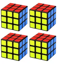 Comprar Cubo Magico Rubik 3x3 Fidget Toy Divertido Velocidad Ingenio Color De La Estructura Agua