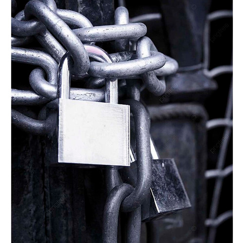 Candado Tipo Arco Cromado 60 Mm