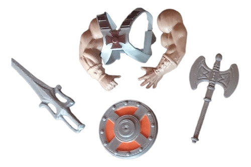 Accesorios Repro Base Y Arma Twistoid (motu Vintage He-man)