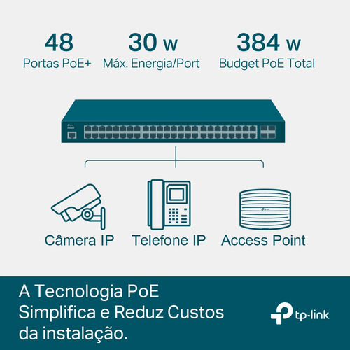 Switch 48p T1600g-52ps Tl-sg2452p Jetstream 4 Sfp Tp-link