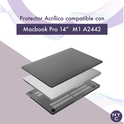 Protector Compatible Macbook Pro 14 A2442 A2779 Acrilico