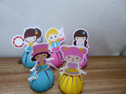 Imagem 1 de 1 de 10 Porta Bombom Circo Rosa Personalizados Lembrancinhas