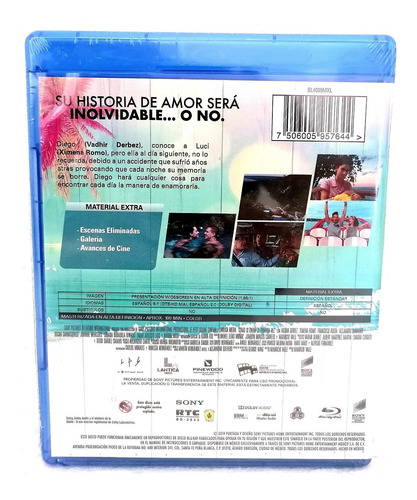 Como Si Fuera La Primera Vez Pelicula Blu-ray Original