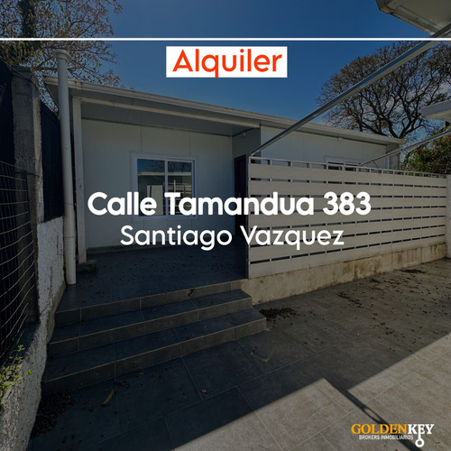 Alquiler Casa 2 Dormitorios Patio Y Estacionamiento Barrio Santiago Vazquez