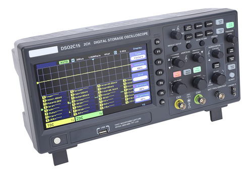 Osciloscopio Digital Dso2c15, Almacenamiento, Ancho De Banda