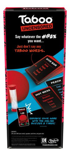 Juego De Mesa Sin Censura Hasbro Gaming Taboo Solo Para Adul