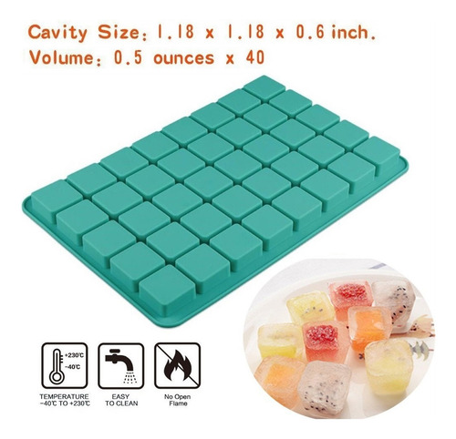 2 Pcs Molde Barra De Chocolate,cuadrados De Chocolate
