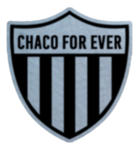 Parche Escudo Felpa Para Coser 12cm Set X4 Equipos Arg001 Chaco For Ever Chaco For Ever