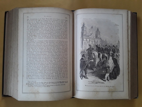 Livro Antigo Raro História Dos Estados Unidos 1884 Em Alemão (Usado)