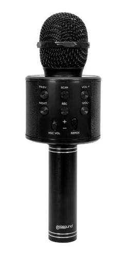 Microfono Prosound Mk004 Para Karaoke Bluetooth Negro