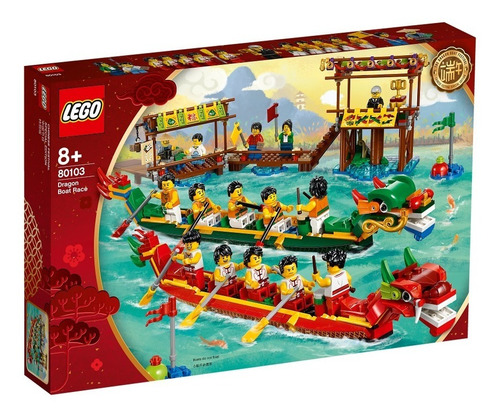 Lego Carrera De Barcos Dragón-dragon Boat Race Iconic 80103