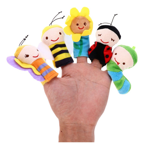 5 Piezas De Marionetas Con Los Dedos, Juguetes De Marionetas