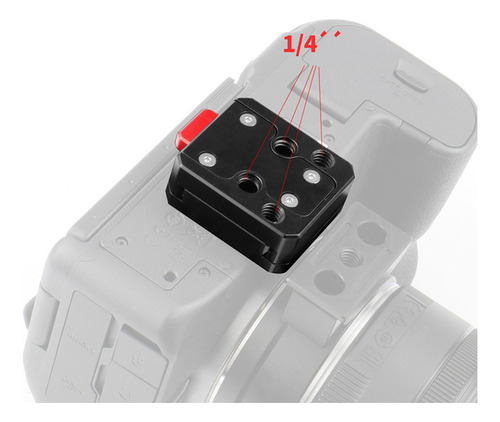 Cámara Quick Release V Mount Lock Qr System 1/4 Para TriPod