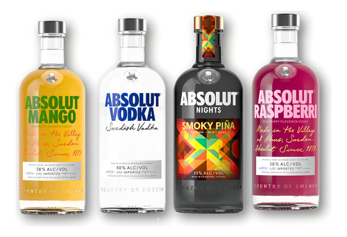 4 Pack Absolut Sabore Mix