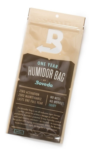 Bolsa Humidor Zip Lock Boveda Pequeña 69%