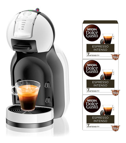 Cafetera Mini Me + 48 Capsulas Dolce Gusto Espresso Intenso