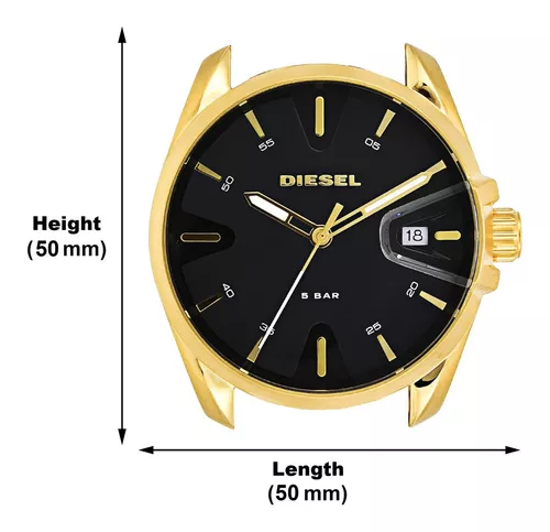 Reloj Hombre Diesel Ms9 Analogo Color de la correa Dorado