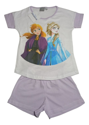 Pijama Frozen - Elsa Y Ana - Disney Lic. Original