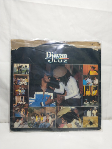 Lp Disco Vinil Djavan Luz C/ Steven Wonder Um Espetáculo 