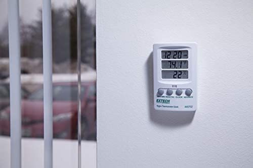 Extech 445702 Indicador De Humedad Relativa/temperatura Con Reloj