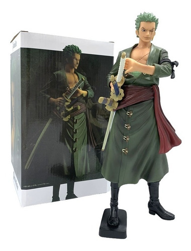 Figura De Colección One Piece De Zoro 28cm 