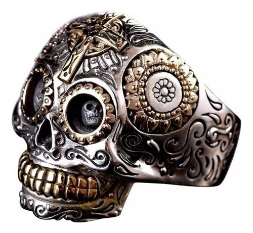 Anillo Calavera De Plata Maciza 925 Hombre Mujer I H