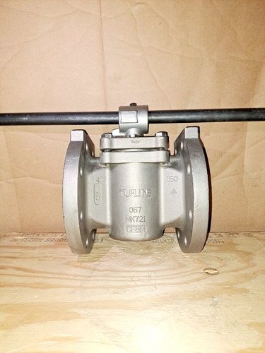 Valvula Macho Marca Tufline De 4 Acero Inoxidable Fig 067