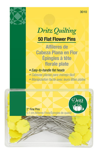 Dritz 3010 Plano De La Flor Pins, De 2 Pulgadas (50-count).