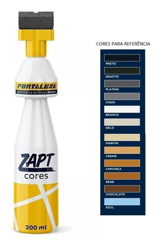 Kit Com 5 Zapt Tinta Para Rejunte Varias Cores 200ml