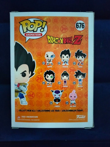 Vegeta Over 9000 -676- Hot Topic Funko Pop Dragon Ball Z (Usado)