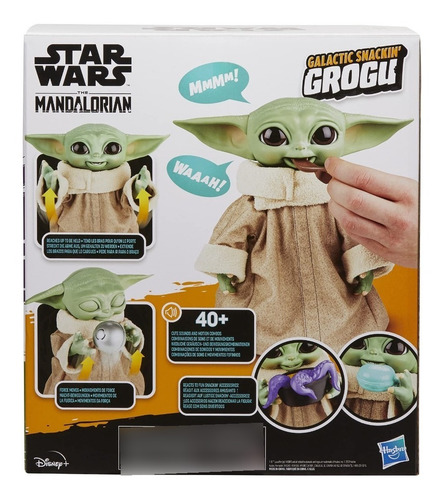 Snackin' Grogu Baby Yoda Animatronic Mandalorian Star Wars