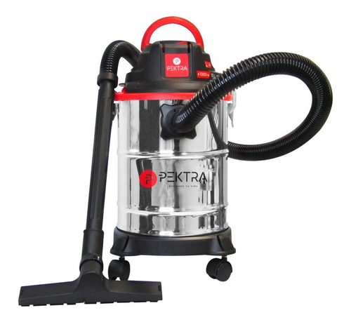 Imagen 4 de 6 de Aspiradora Industrial Pektra 15 L Polvo Liquido Aluminio
