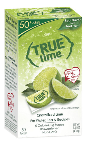 True Lime Limon Original En Polvo 50 Sobrecitos