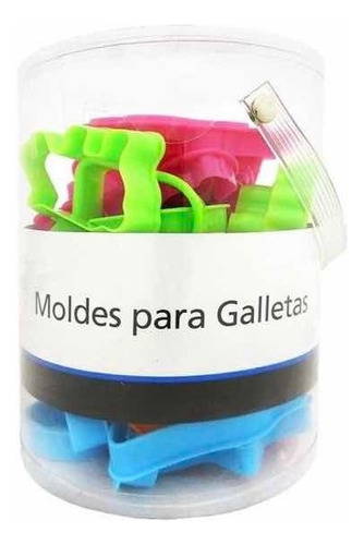 Molde Para Cortar Galletas De Figuras 30 Piezas