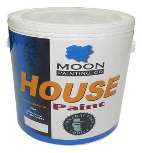 Pintura Caucho Blanco Contractor´s Choice  Moon Cuñete 