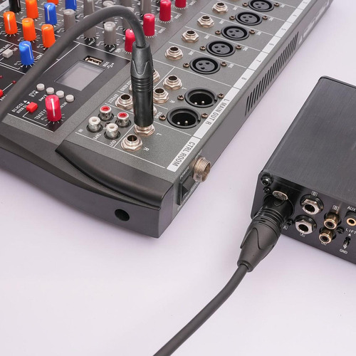 Cable De Señal Balanceada Profesional De 1/4 Pulgada A Xlr O