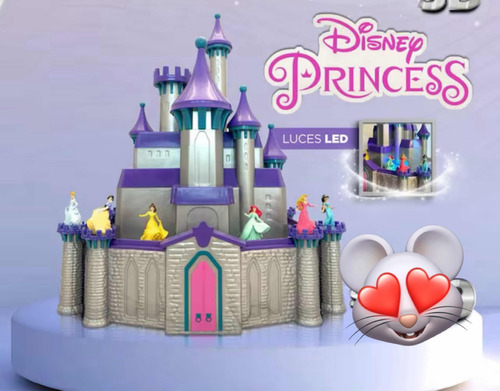 Palomera Castillo Princesas Disney Con Luz De Cinemex