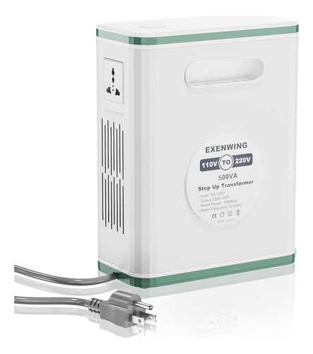 Convertidor De Voltaje De 500 W, 110 V 220/230 V, Capac...