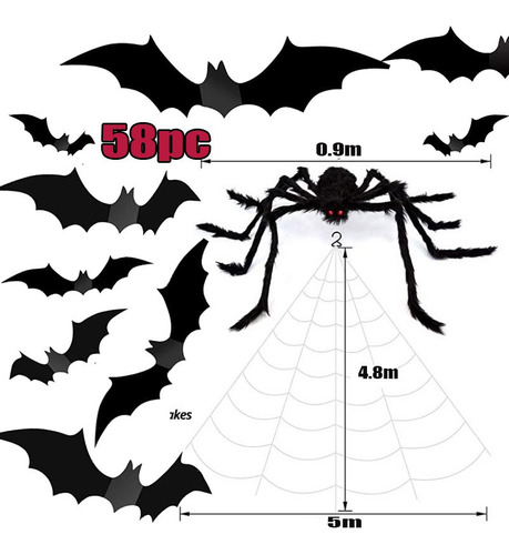 58pc Mejor Precio Para Decoración De Halloween Telaraña Blan