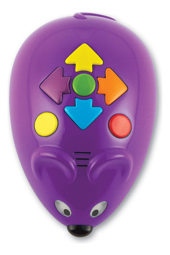 Learning Resources Code & Go Robot Mouse - 31 Piezas, Edades 4+ Años Programacion Para Niños, Codificación De Juguete Stem, Juguetes Libres De Pantalla Para Niños