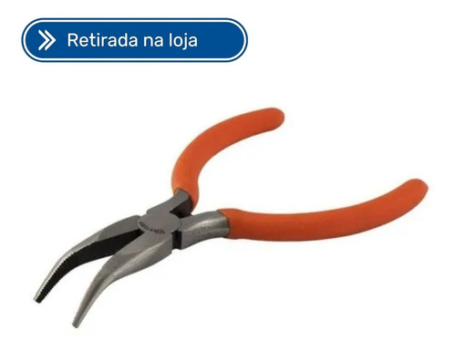 Imagem 1 de 2 de Alicate De Bico Curvo Miniatura Com Mola Western A-4
