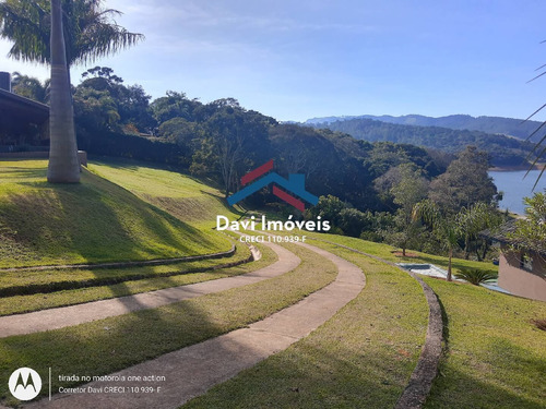 Imagem 6 de 15 de Pé Na Água , Lindíssima Chácara Com Fundo Para Represa Em Piracaia-sp - Di03