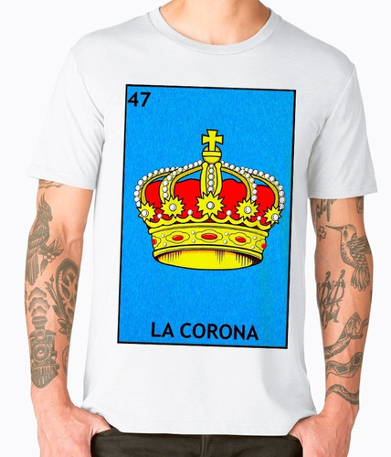 Camisas Cuello Redondo Blancas La Corona