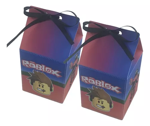 Kit Festa 10 Caixinha Surpresa Menina Roblox Lembrancinha Personalizada