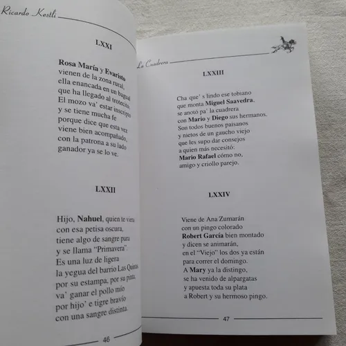 La Cuadrera - Ricardo Kestli - Dedicado A Enrique Pinti (Usado)