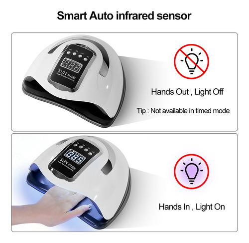 Cabina Sun X11 Max Uv Led Secador Uñas Gelificadas Semi