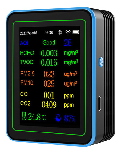 Monitor De Contaminación Doméstica, Detector De Calidad Wifi