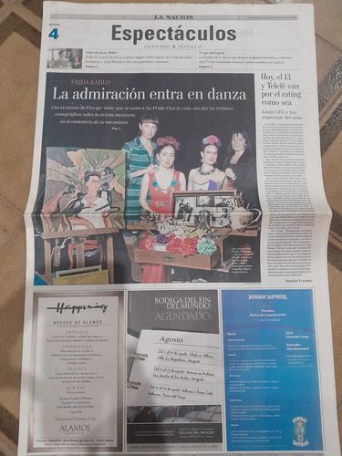 Suplemento La Nacion Espectáculos Frida Kahlo 2007